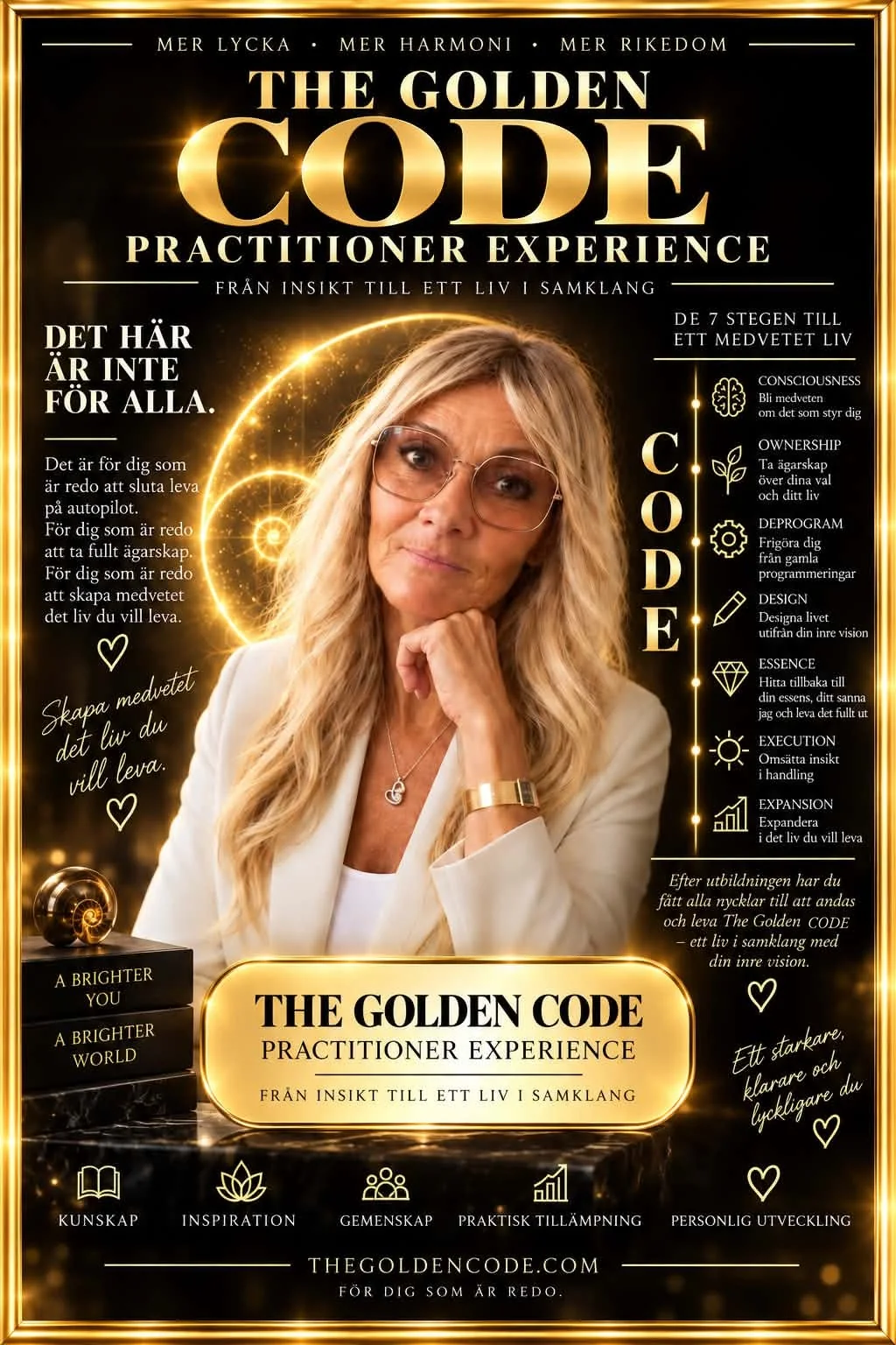 The Golden Code Practitioner Experience: Susanne Elisabeth Fagerström och de sju stegen i CODE